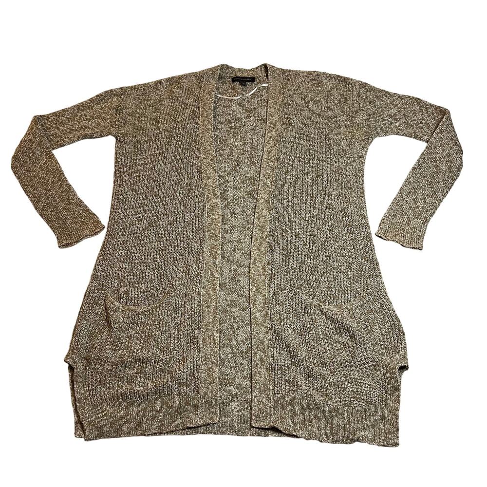 Banana Republic Open Front Knit Cardigan Size Medium Casual Minimalist Preppy